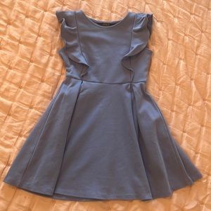 Beautiful Blue Polo Ralph Lauren Girls Flutter Sleeve Twirl Dress